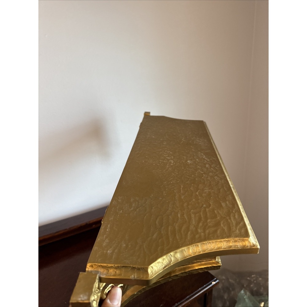 22.75" Syroco 3012 Vintage Gold-tone Wall Mount Shelf Ornate 1968 USA - Picture 7 of 16